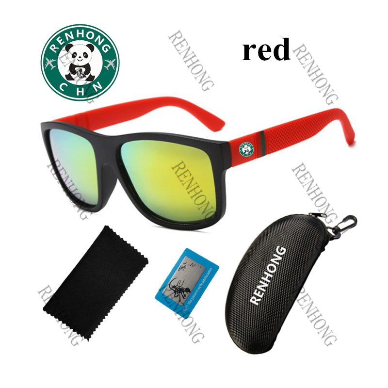 Renhong 989 แว่นตาตกปลา UV400 โพลาไรซ์ขี่จักรยานแว่นตากันแดดกีฬาผู้ชายแว่นตาจักรยานผู้หญิงวิ่งเฉดสีขี่จักรยาน MTB