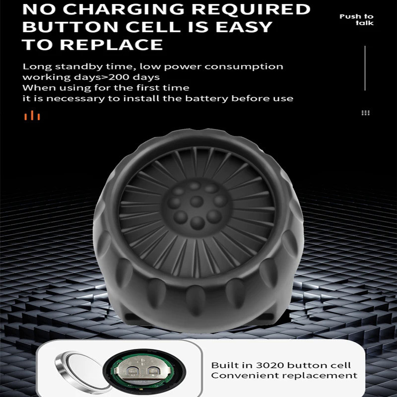 Bluetooth PTT Walkie Talkie Control Button for ZELLO Wireless Microphone Speaker for iOS Android Pho