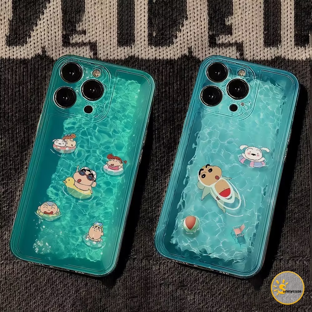 เคสนิ่มใสลายเครยอนชินจังสำหรับว่ายน้ำเข้ากันได้กับ OPPO A58 A38 A17 A15 A33 A5s A15s A7 A18 A12 A54 A16 A53 A9 A57 A78 ราคา ถูกที่สุด ดีลบีเคเค แกลเลอรีภาพที่ 5