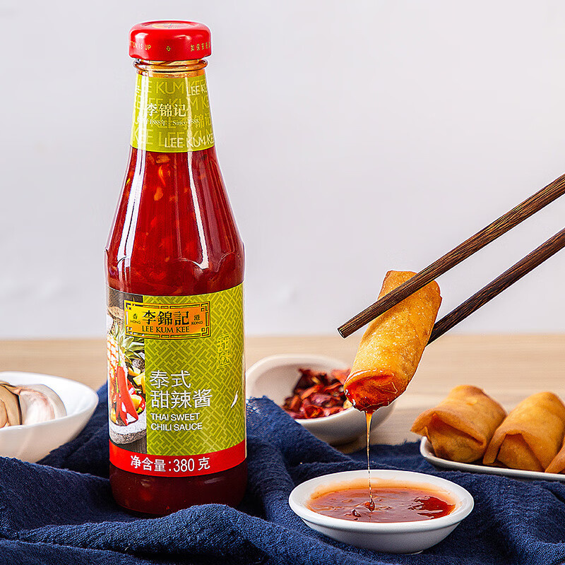 ʚɞ-ʚɞ Thai Style Sweet Chili Sauce 380G Bottled Sweet and Sour Mouth Scallion Pancake Sandwich