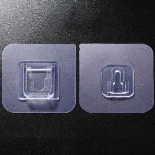 ตะขอติดผนัง ตะขอแขวนของ ตัวผู้+ตัวเมีย 1 คู่ กันน้ำ ที่แขวนของอเนกประสงค์ ที่แขวนรูป #U-0017 - รูปที่ 2