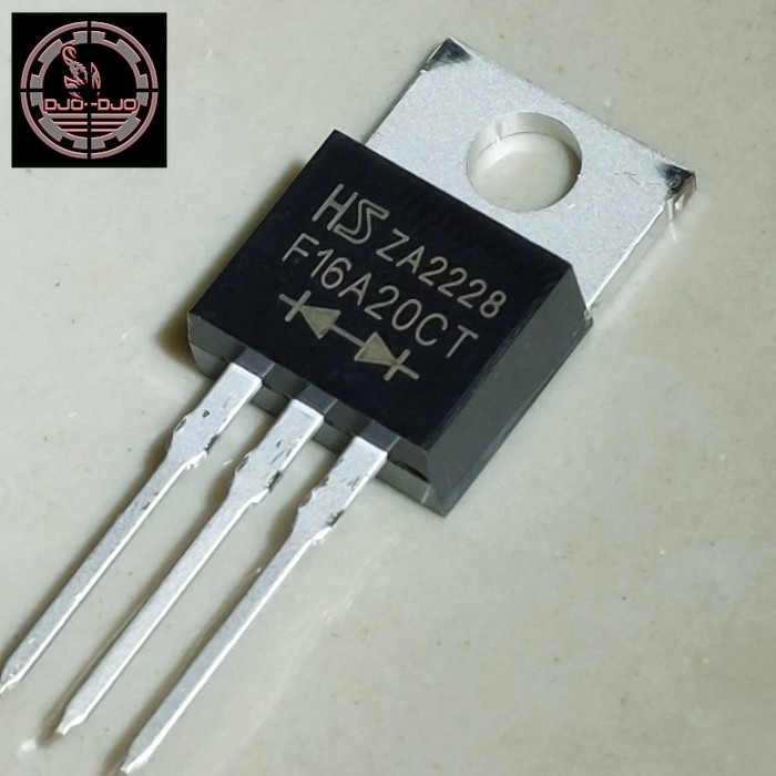 F16A20CT To-220 F16A20 16A20 16A20CT 16A 200V Fast Recovery Rectifier ไดโอด F16A20C ทรานซิสเตอร์ไดโอ