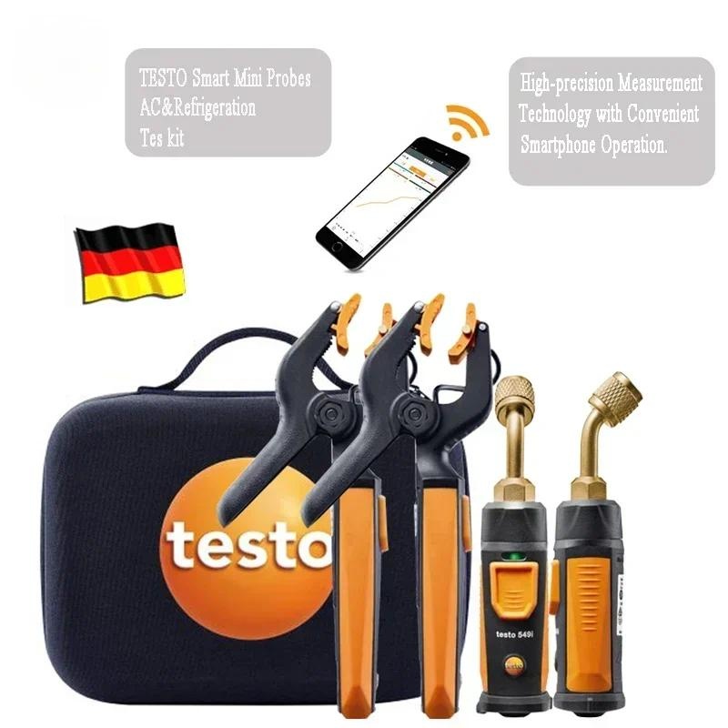 Testo 0563 0002 10 Smart Probes AC &Refrigeration Test Kit 2pcs Testo 115i และ 2 ชิ้น Testo 549i ไร้