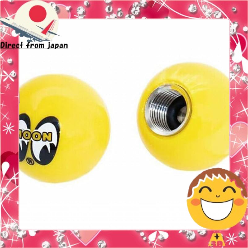 MOONEYES Air Valve Cap Eyeball Set (2 pieces) - AC-AA111MN-MON[Direct from Japan]
