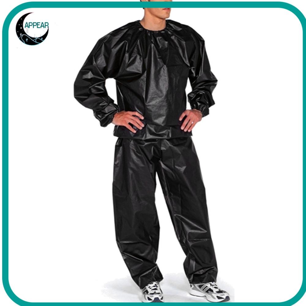 APPEAR ชุดเหงื่อซาวน่า ฟิตเนสลดน้ำหนัก ชุดออกกำลังกาย Hoodies S-4XL Heavy Duty Anti-Rip Calorie Burner