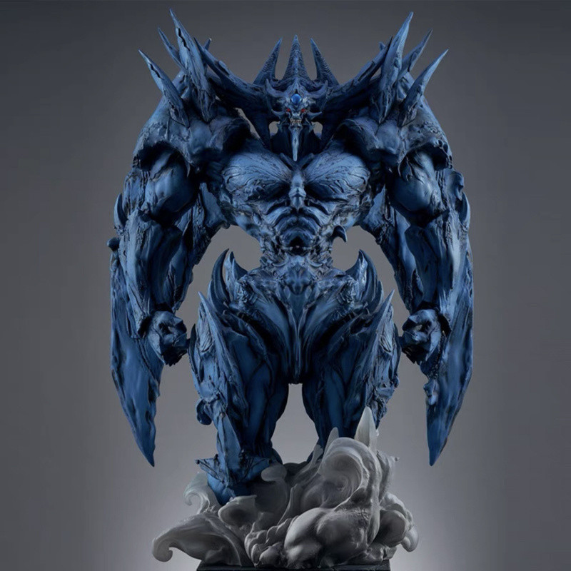 Game King Duel Monsters The Giant Soldier of the Three Gods O'beriske Two-Dimensional Peripheral Hand-Made Statue