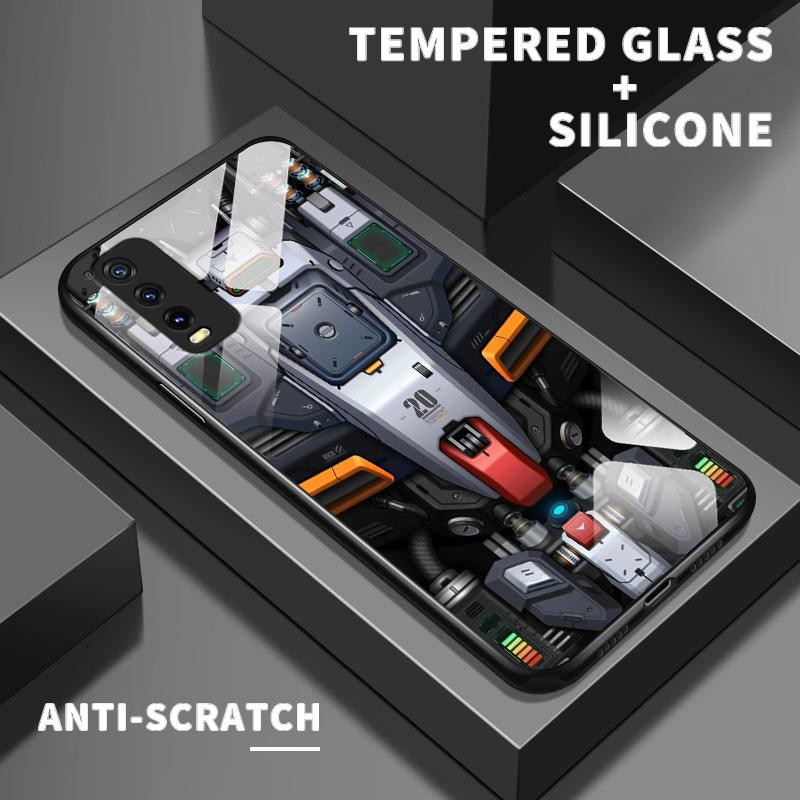 เหมาะสำหรับ VIVO Y50 Y51 2020 Y51a Y52 5G Y52t Y53S Y53s 4G Y55 Y5s กรณีโทรศัพท์มือถือป้องกันรอยขีดข