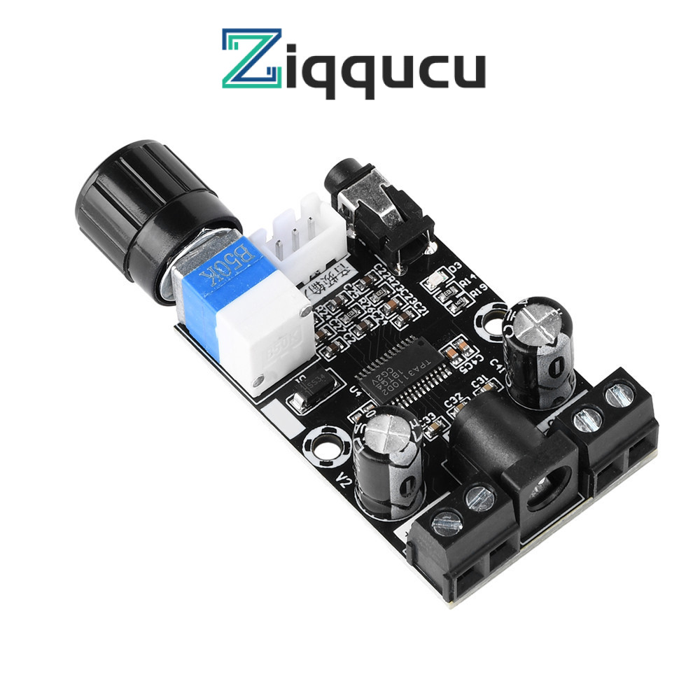 Ziqqucu XH-A240 DC8-26V Universal HD ขนาดเล็กเครื่องขยายเสียงดิจิตอล TPA3110D2 เสียง Amplification Board โมดูล 30 W + 30 W