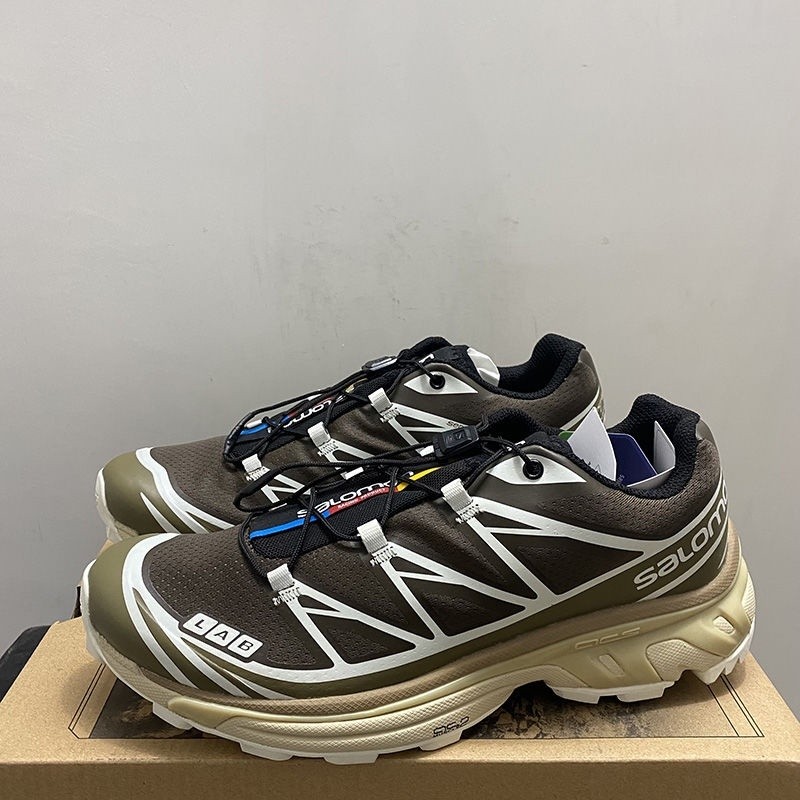 SALOMON Lab XT-6รองเท้ากีฬาผู้ชายรองเท้าวิ่งออฟโรดลิ้นตาข่ายระบายอากาศแบบบูรณาการ @-