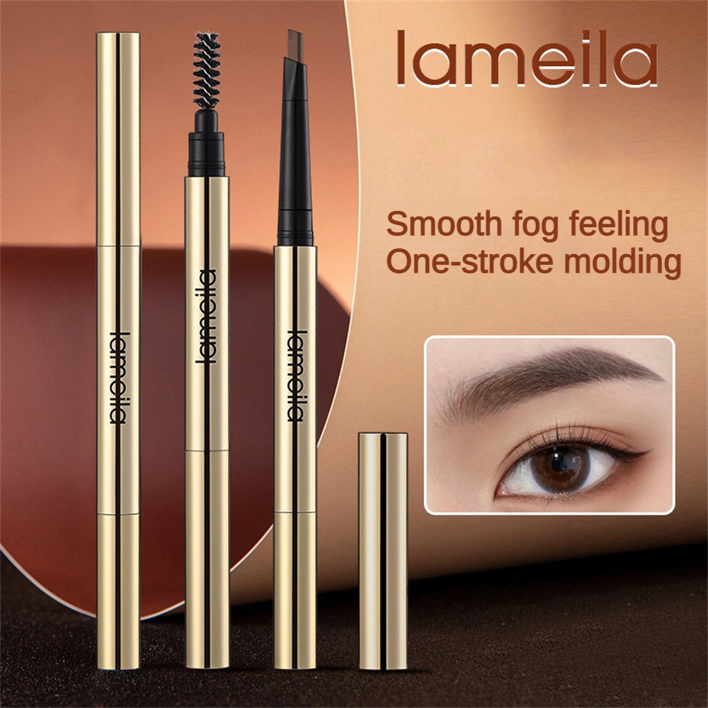 ดินสอเขียนคิ้ว Lameila 4 ชิ้น กันน้ำและกันเหงื่อ ไม่เลอะง่าย ไม่เกาะตัวง่าย วาดคิ้วให้ดูมีสไตล์
