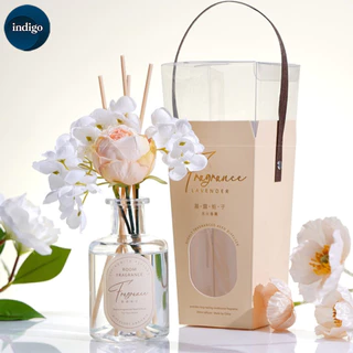 ก้านไม้หอม ก้านน้ำหอม Reed Diffuser น้ำหอมอโรม่า น้ำมันหอมระเหย ก้านหอม 200 ml ประดับ ดอกไม้แห้ง หลากสีสัน