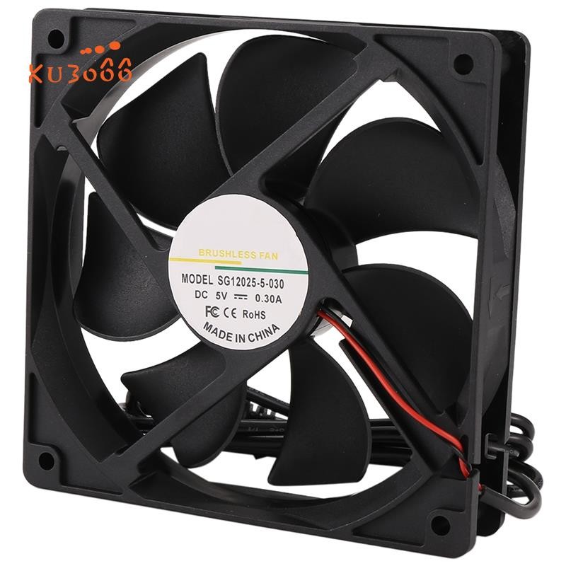 5V USB 2000RPM 12CM พัดลมระบายความร้อนเครื่องทําความเย็นความเร็วสูงสําหรับ Iceriver KS0 KS0 Pro