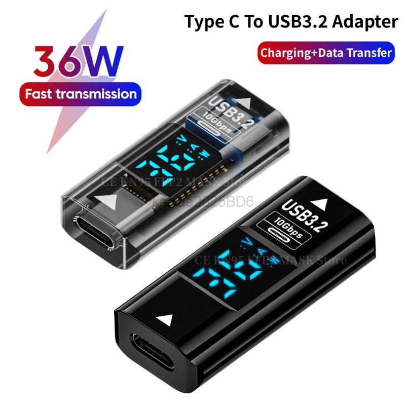 อะแดปเตอร์ USB C Female to USB A Female, ข้อต่อ USB3.1 สําหรับเอาต์พุตพลังงานที่มีประสิทธิภาพและการถ่ายโอนข้อมูลเชื่อมต่ออุปกรณ์ USB