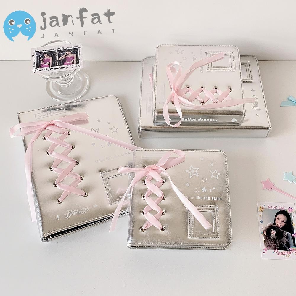 JANFAT อัลบั้มภาพ, Photograph Storage Album Cover Kpop Idol Photocards Holder, PU A5/A7 รวบรวมอัลบั้มหนังสือ