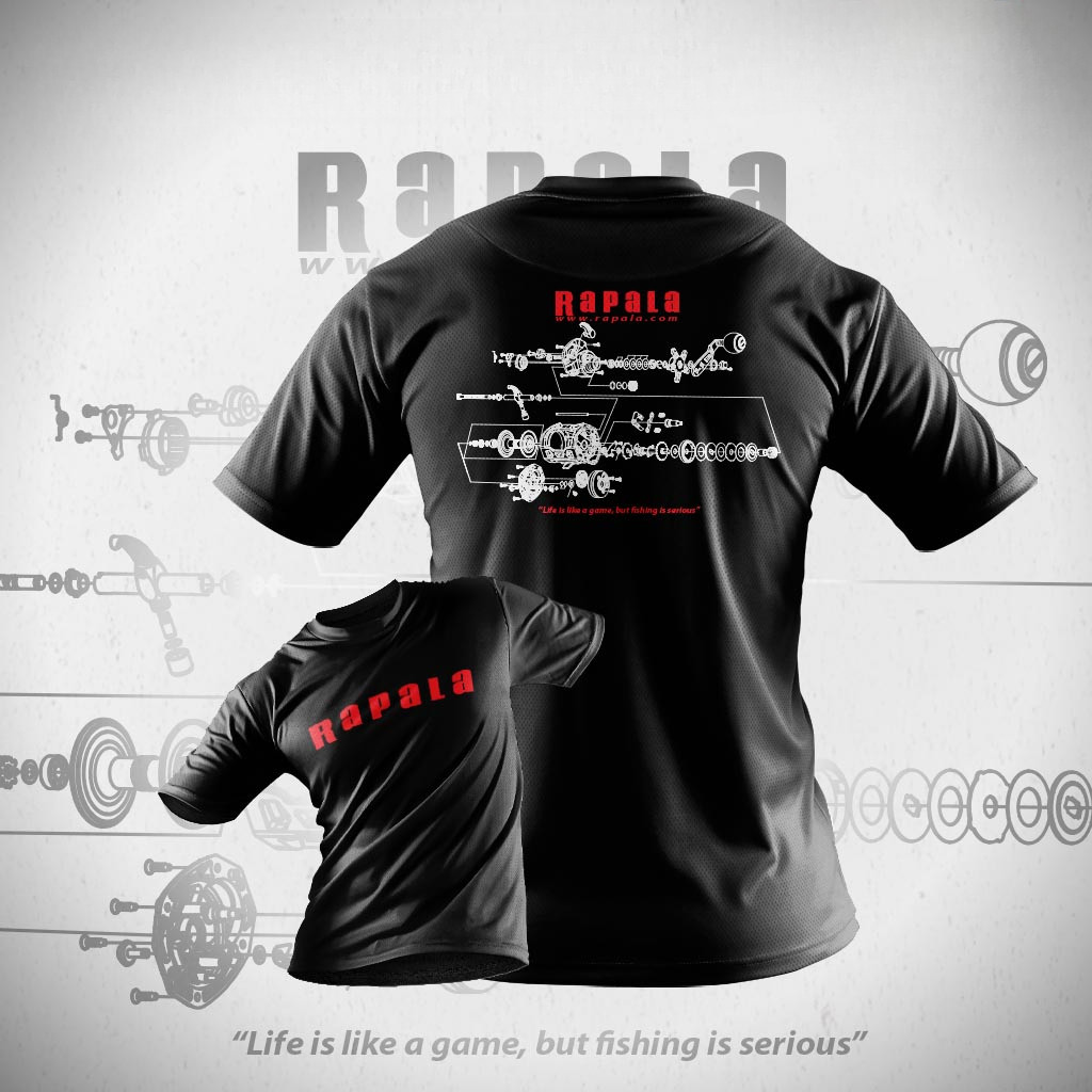 เสื้อตกปลาปลา Reel เหยื่อตกปลา Fisher เสื้อยืด Unisex