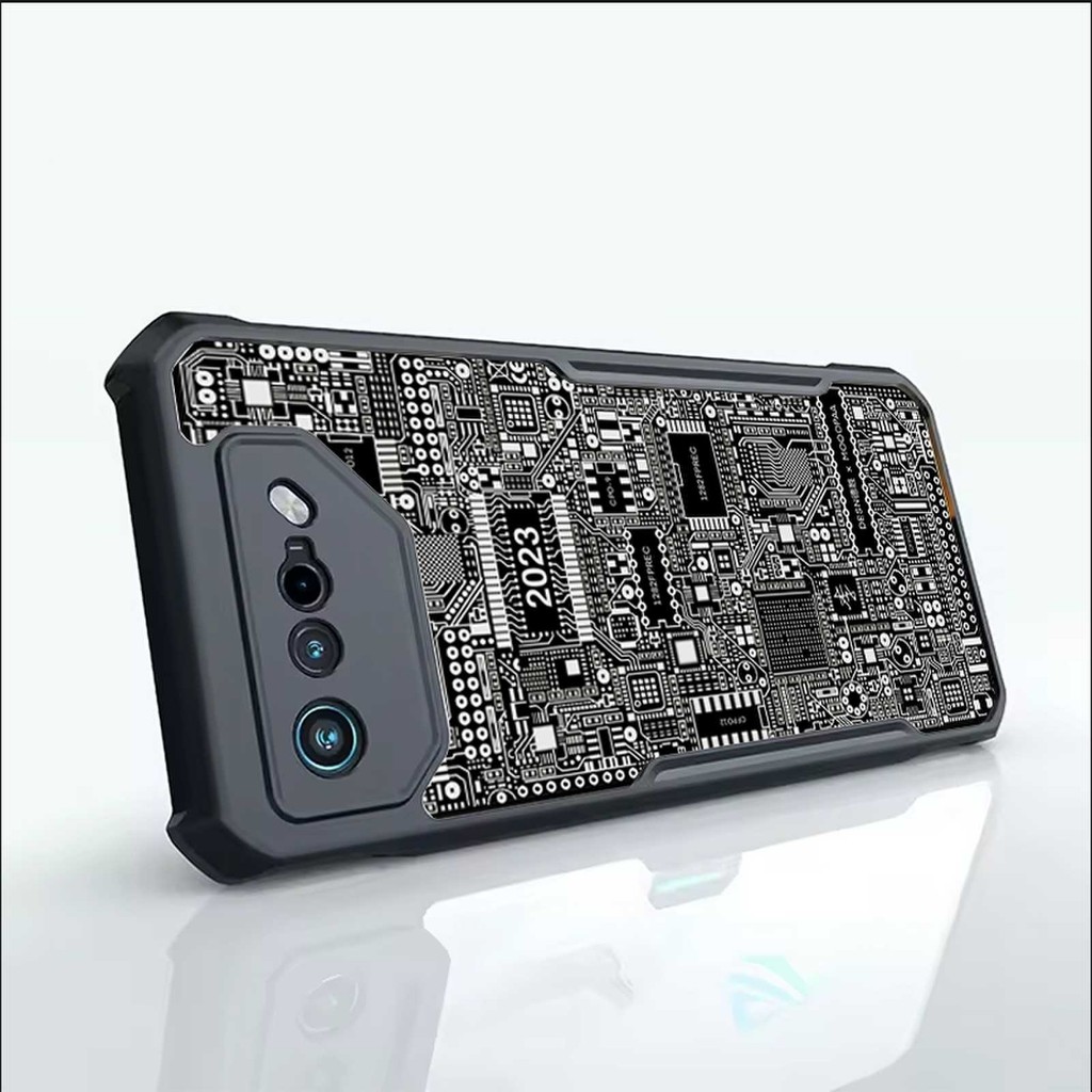 เคสโทรศัพท์สําหรับ ASUS ROG โทรศัพท์ 2 II 3 III 5 5s 6 6D 7 8 9 Pro Ultimate FE Strix อะคริลิคป้องกัน ultrathin ฝาครอบถุงลมนิรภัยกันชนกรณี L09