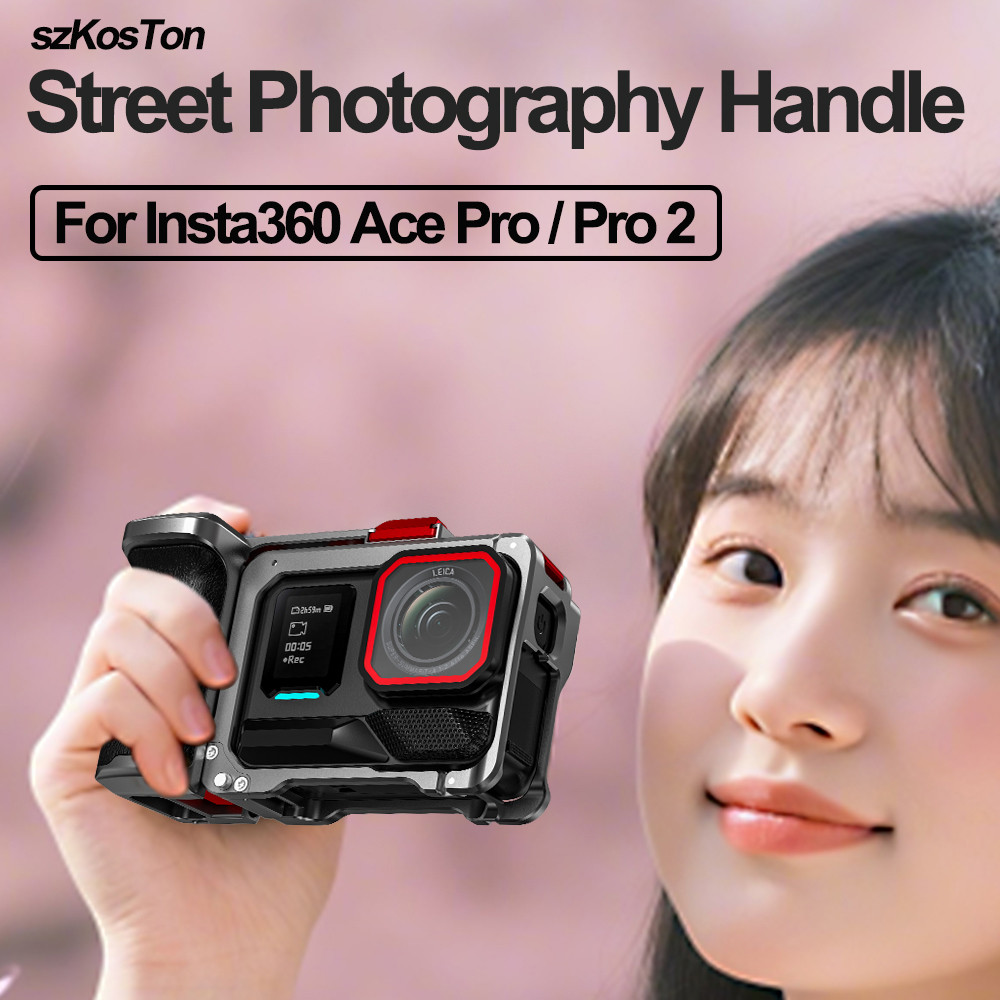 สําหรับ Insta360 Ace Pro 2 / Insta360 Ace Pro Xplorer Grip Kit กล้องกรอบอลูมิเนียมสําหรับ Insta 360 