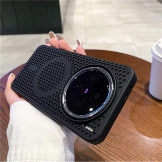 เคสโทรศัพท์สําหรับVivo X200 Pro mini X100 Proตาข่ายกระจายความร้อนเกราะป้องกันTPU + PC anti DROPเปลือกแม่เหล็กฤดูร้อนเฉพาะ