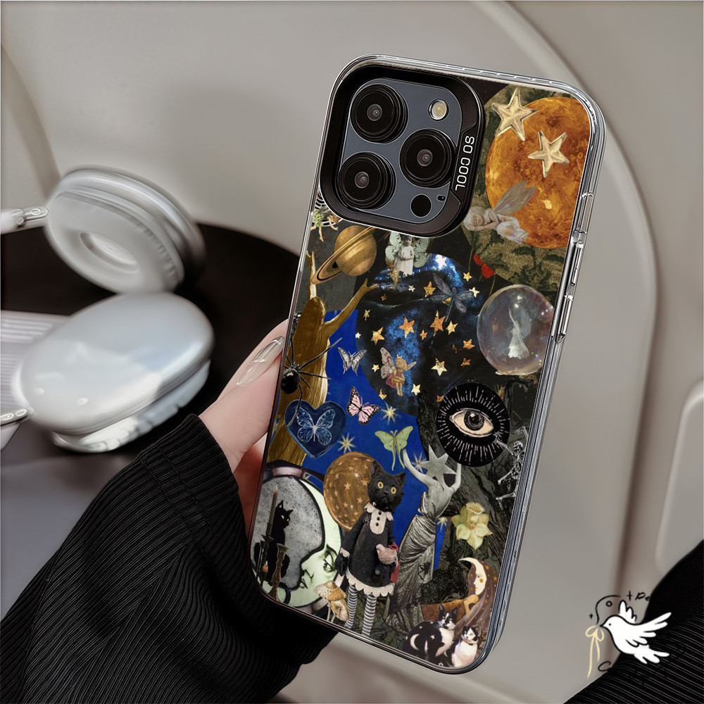 COD-ในไทย เคสไอโฟนสวยๆ ดวงตาแห่งศิลปะ For iPhone 11 12 13 14 15 16 Pro Max Plus X XS XR XS MAX 7 8 Plus เคส กันกระแทกและ ราคา ถูกที่สุด ดีลบีเคเค แกลเลอรีภาพที่ 9
