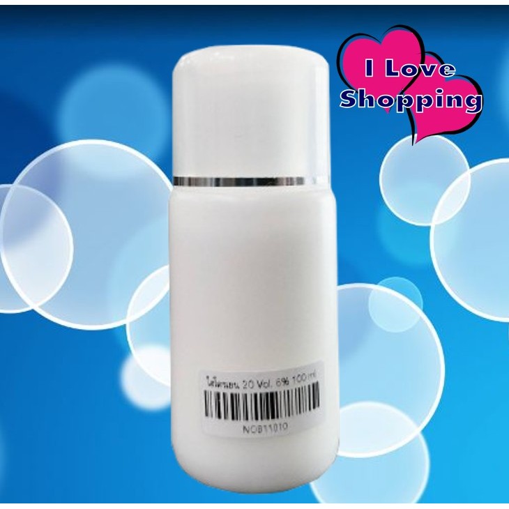 ไฮโดรเยน 20 Vol 6%  ขนาด 100 ml แบ่งใส่ขวด ใช้เพื่อผสมกับสีย้อมผม