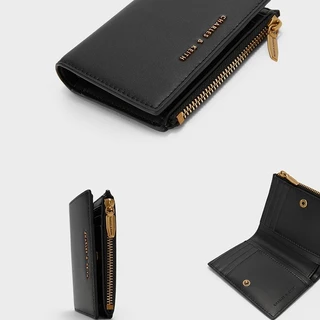 กระเป๋าสตางค์หนังPUแบบBifold/Trifold สำหรับผู้หญิง จุบัตรได้มาก มีซิป