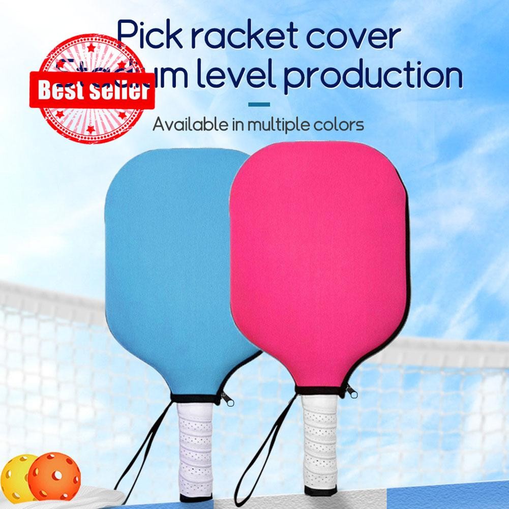 Pickleball Racket Cover ตารางเทนนิส Paddle Cover สําหรับแร็กเก็ต 22 ซม. L4e7