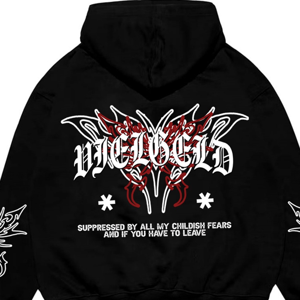 2025 FASHION REFLECTIVE HOODIE VEELGELD FEAR FIGURE US STREET STYLE HOODIE เสื้อยืด