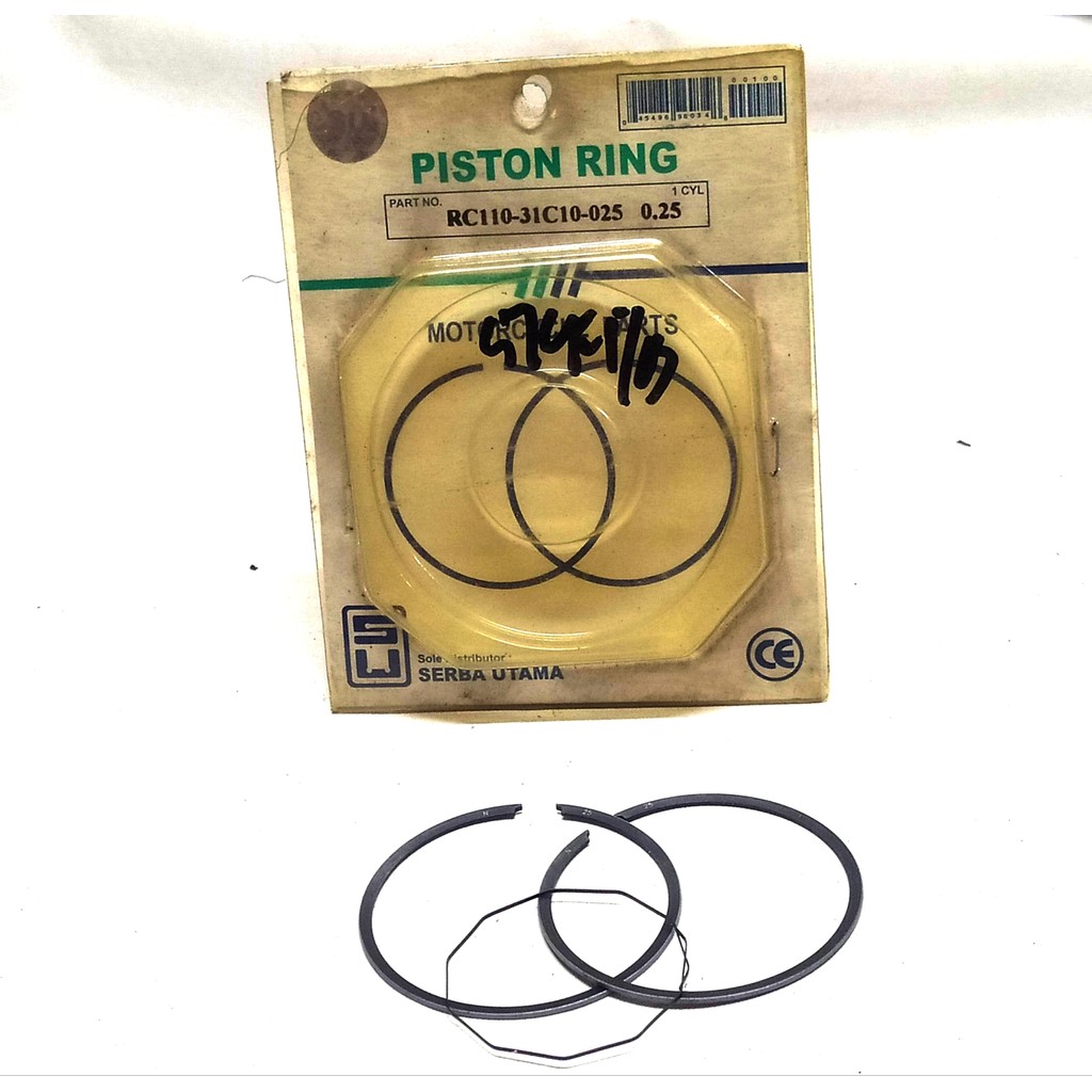 แหวนลูกสูบคริสตัล Tornado GS RC110 OS25 SUZUKI 31C10 025 SERBA MAIN