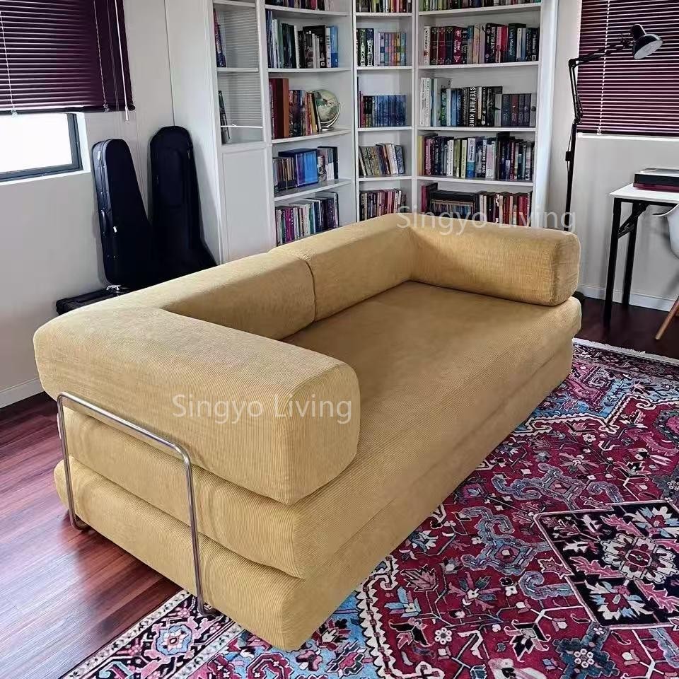 ApeHome เตียงโซฟาบีบอัดโซฟาห้องนั่งเล่นมัลติฟังก์ชั่ห้องนอนที่เรียบง่าย Teddy sofa