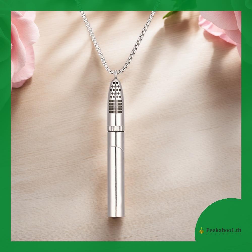 [Peekaboo1.th] น้ําหอม Diffuser สร้อยคอหายใจความวิตกกังวลความเครียดบรรเทาเครื่องมือสําหรับ Mindfulne