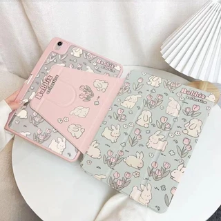 เคสสำหรับ ไอแพด หมุนได้ 360° สําหรับ เข้ากันได้สำหรับ gen10 Gen11 A16 Gen7/8/9 10.2 Pro11 2018-22 Air4/5 Air7 เคสipad