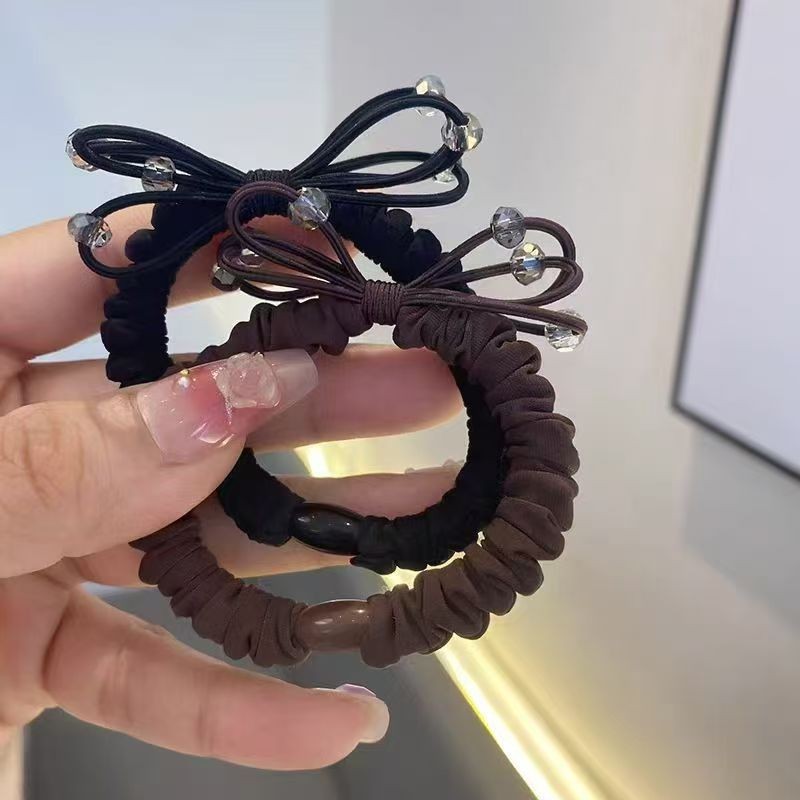 ที เครื่องประดับผมคริสตัลสำหรับผมหางม้า และผ้าโพกศีรษะ ไม่ทำให้เส้นผมเจ็บ