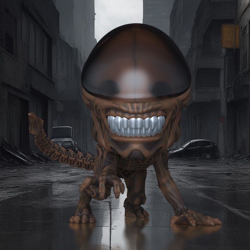 JurassicWorld Rebirth Funko POP Alien 3 Runner Rapley ภาพยนตร์ สินค้ารูปอินเทรนด์เล่นตกแต่งของขวัญตุ