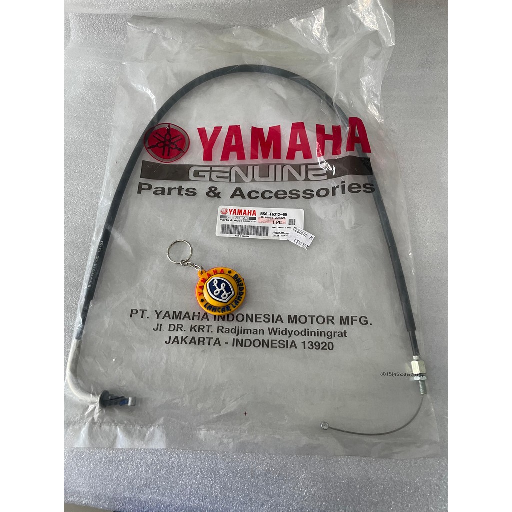 THROTTLE GAS CABLE/BOTTOM GAS CABLE R15 VVA V3 ORIGINAL YGP BK6-F6312-00