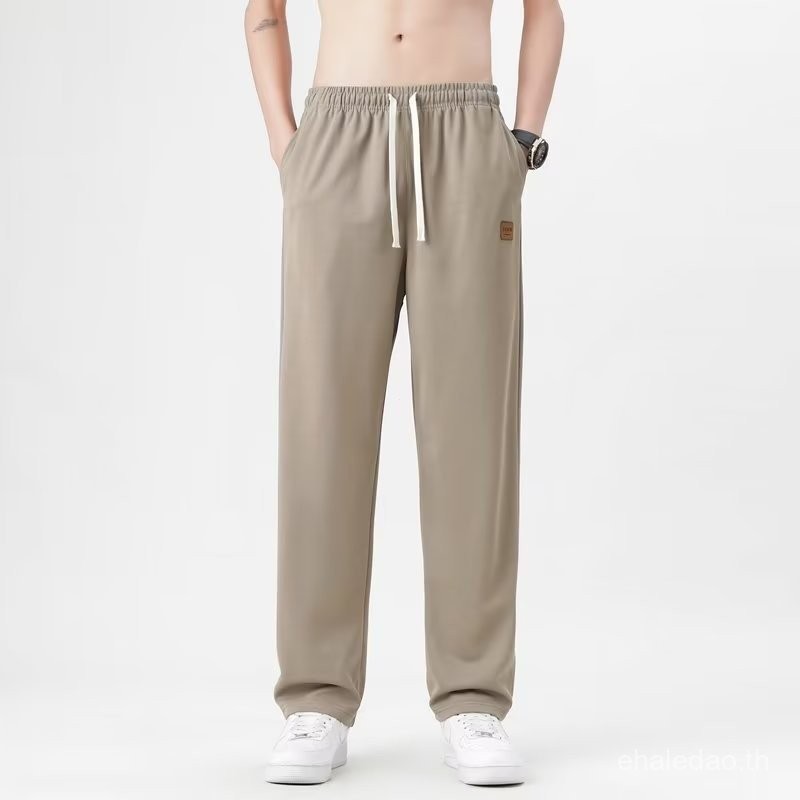 Crush Fashion Corduroy Striped Trousers for Men Vintage Style Loose Pants Fashion Plain Casual Trous