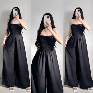 GU Jumpsuit Floral Print Tube for Summer Overalls Lingerie Bohemian Comfort Boho Ethnic Sleeveless