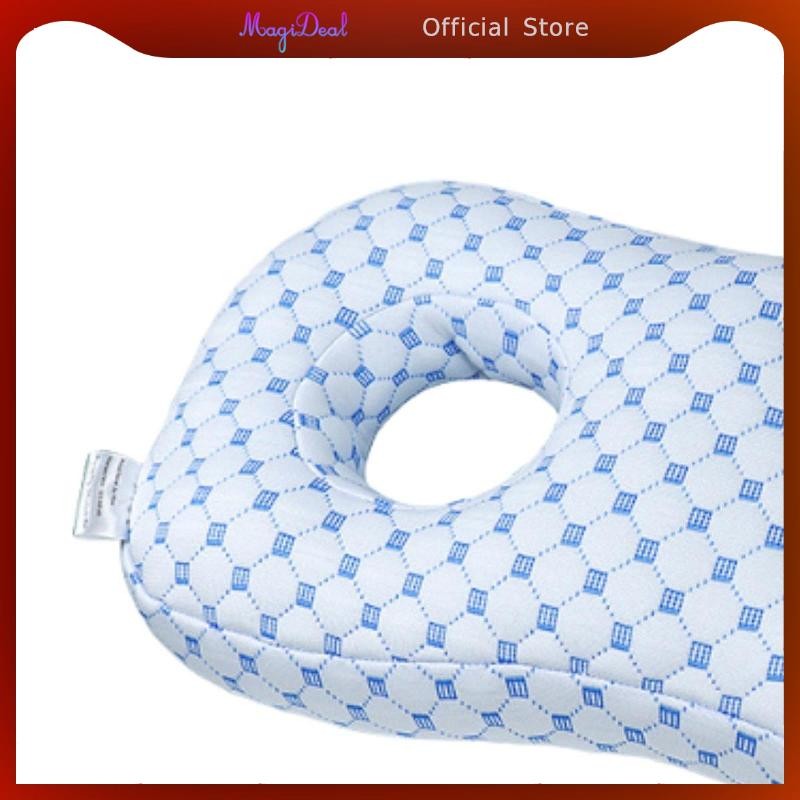 MagiDeal หมอนนอนด้านข้าง หมอนรูหูพร้อมรูสําหรับเจาะหูพายหูฟังส่วนบุคคล - รูปที่ 6