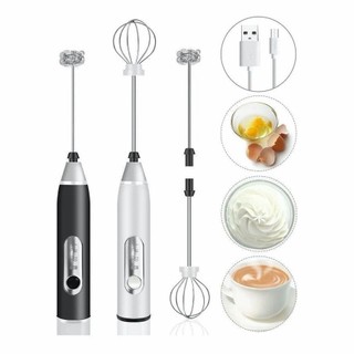 Mini Mixer Portátil Misturador de Bebidas Batedor Espumador Leite USB Recarregável Cozinha Cafe Ovo