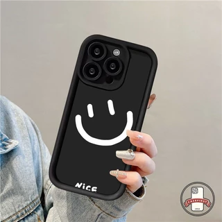น่ารักยิ้มแสดงออกตลกเคสอ่อนสำหรับ OPPO A17 A57 A3s A18 A53 A16 A58 A7 A17K A5 A38 A54 A12 A77 A15 A9 A5s A78 Reno 5F