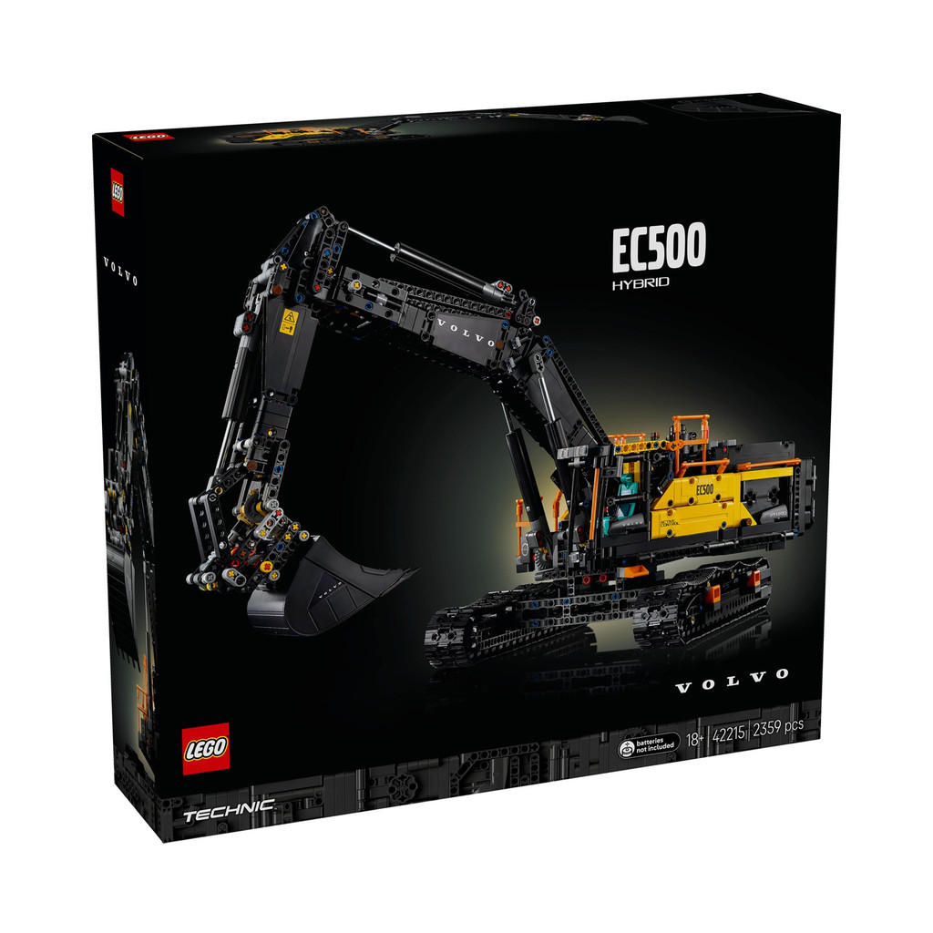 LEGO 42215 Technic Volvo EC500 Hybrid Excavator Building Kit (2359 ชิ้น)