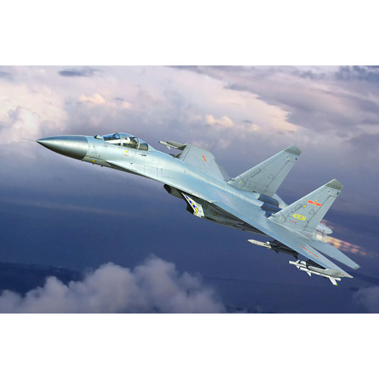 TRUMPETER 03915 กาวประกอบเครื่องบินรุ่น 1/144 จีน J-11 Fighter