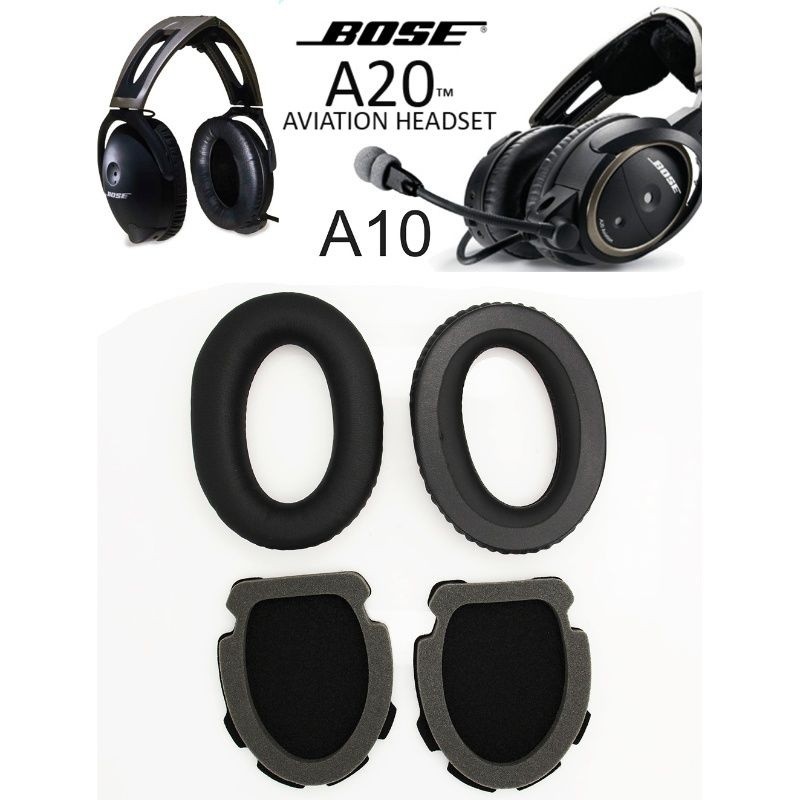 เหมาะสําหรับ Doctor BOSE Aviation Headset X A10 เคสหูฟัง A20 ฟองน้ําเคสหนังเคสหู