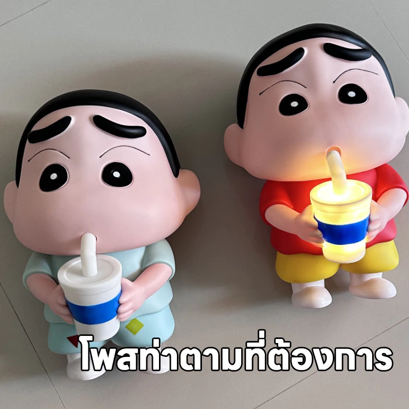 ไฟกลางคืน Shin-chan ชินจัง 33cm ของตกแต่งโต๊ะ ของขวัญวันเกิด thumbnail 9