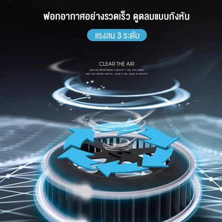 Tavani เครื่องฟอกอากาศ Air Purifie เครื่องฟอกอากาศฟังก์ชั่นภาษาไทย 40ตร.ม.กรองฝุ่น ควัน และสารก่อภูมิแพ้ ไรฝุ่น