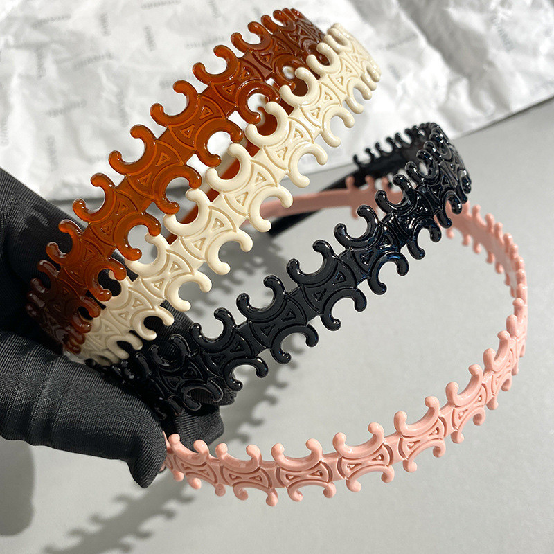 [สต็อกพร้อม] Celi Triumphal Arch Leopard Print French Headband