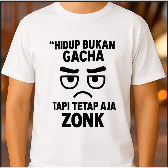 SUNOPY - เสื้อยืด Life DTF Not Gacha - Unisex - Tc Combed 30s