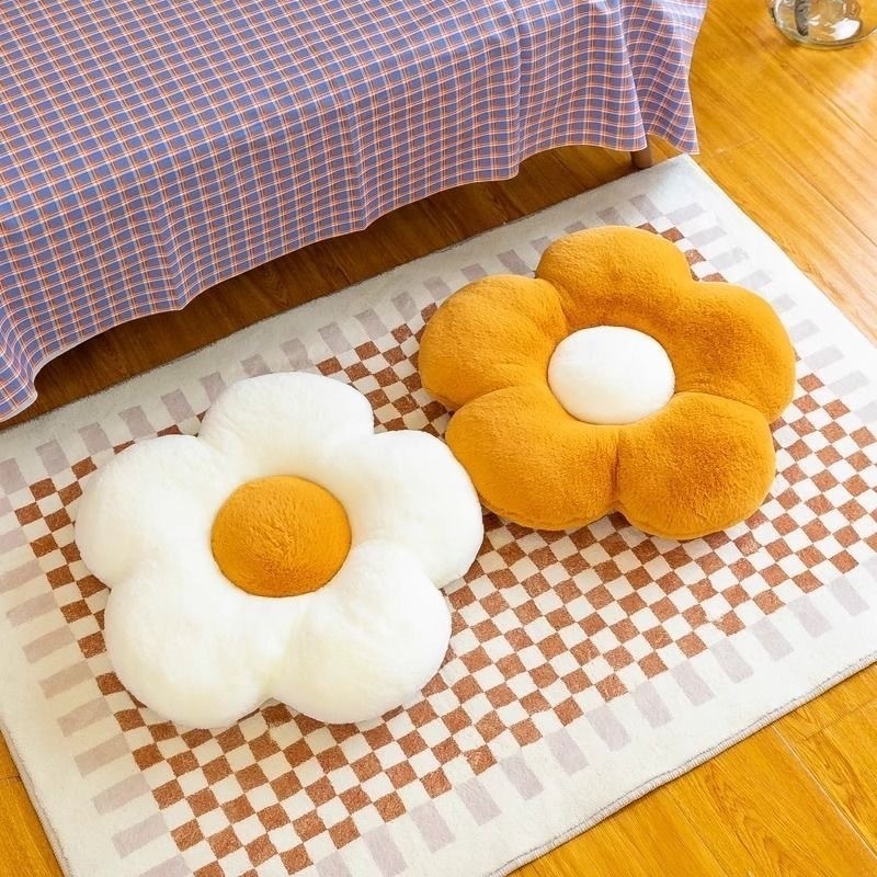 ☆เบาะรองนั่ง เบาะ ตาหมากรุก น่ารักมาก หมอนตุ๊กตา ห้องนั่งเล่น หมอนโซฟา ห้องนอนเด็กผู้หญิง COD - รูปที่ 4