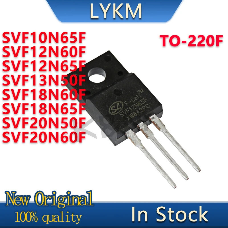 1-5PCS SVF10N65F SVF12N60F SVF12N65F SVF13N50F SVF18N60F SVF18N65F SVF20N50F SVF20N60F ถึง-220F ในสต