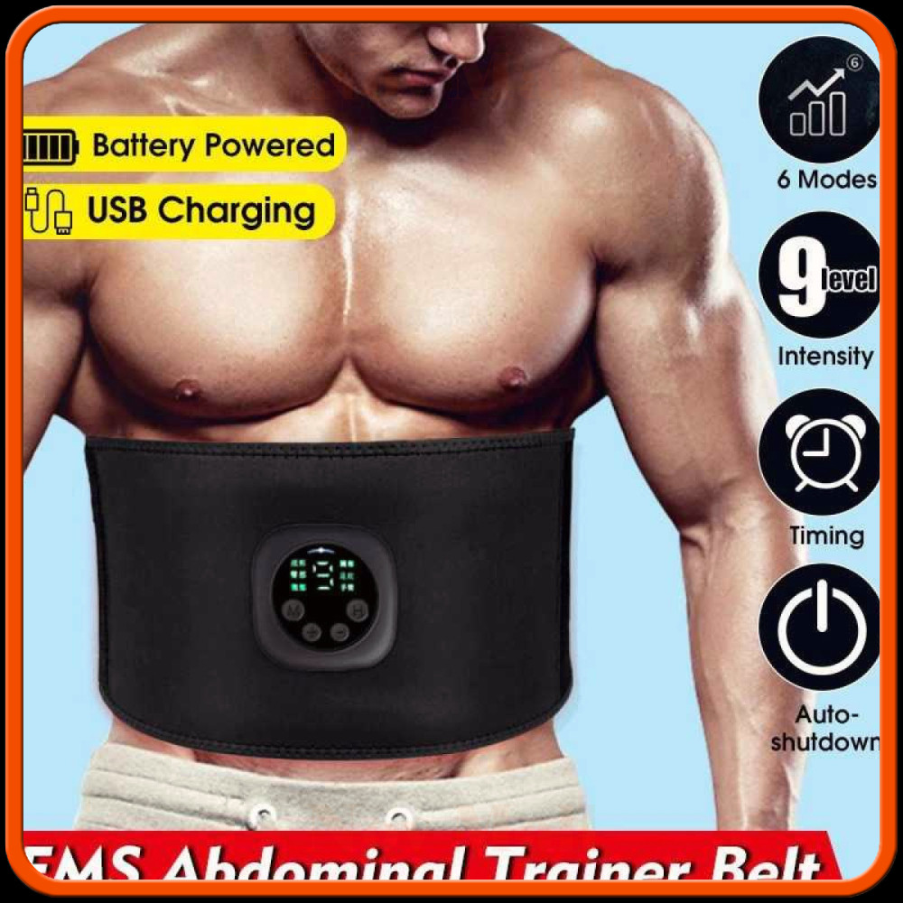 เข็มขัดฟิตเนส Six Pack EMS Muscle Trainer BY466