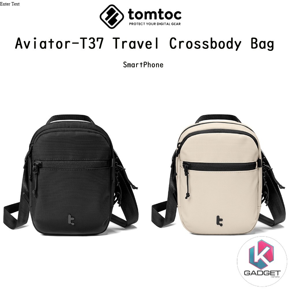 TOMTOC Aviator-T37 Travel Crossbody Bag กระเป๋าสะพายข้างเกรดพรีเมี่ยม สำหรับ SmartPhone และอุปกรณ์อื